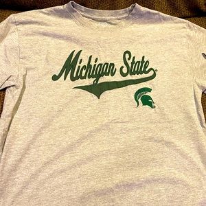 MICHIGAN STATE UNIVERSITY SPARTANS MENS T-SHIRT